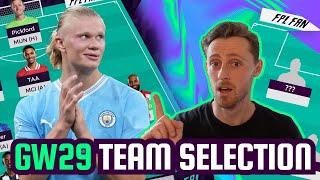 FPL GW29 TEAM SELECTION I Haaland or Wood IN? I Fantasy Premier League 24/25