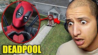 Drone Catches DEADPOOL Outside My House...