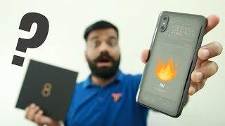 Xiaomi Mi 8 Explorer Edition Unboxing & First Look - Fake Transparent Phone??? 