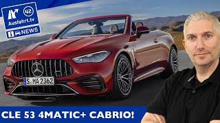 DAS ist das 2024 Mercedes-AMG CLE 53 4MATIC+ Cabriolet! | AusfahrtTV News