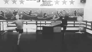 Kaeli Ware Turns With Maddie Ziegler At The Abby Lee Dance Co.