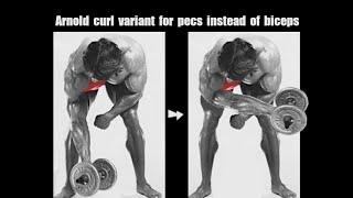 Unknown Pectoral Muscles exercise: *Bent-Over Dumbbell Cross Overs*