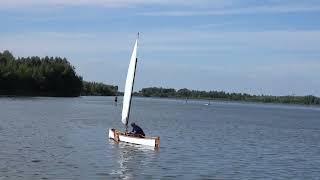 Video 1 - first sail in the Kombi sailing canoe