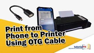 How to Print Using OTG Cable on Your Phone