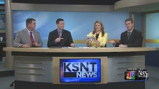 Flat Stanley joins the KSNT News team