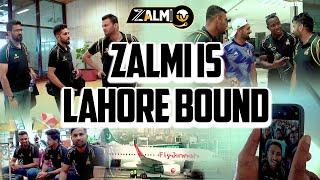 Peshawar Zalmi traveling from Karachi to Lahore | Zalmi TV