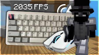 [Shaders 1000FPS] Thocky Keyboard and Mouse Clicks ASMR | Hypixel Bedwars