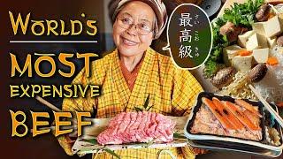 Eating The World's MOST EXPENSIVE Beef  | One Cow SOLD for $330,000! Foods to Eat Before You Die