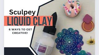 Sculpey Liquid Clay | 6 ways to use and be creative | jewellery making | beginner | tutorial