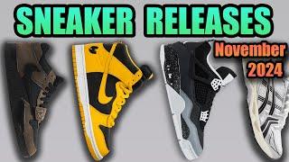 The BEST Sneaker Releases In NOVEMBER 2024 (STACKED)