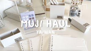  huge muji haul | cute stationeries from muji Taiwan