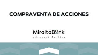 ¿Cómo comprar y vender acciones? | Miraltabank