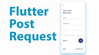 Flutter Post Request Example | Make Flutter Rest Api With Laravel PHP | Flutter API Call Sign Up