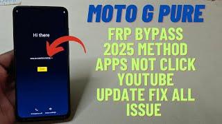 Motorola G Pure FRP Bypass | Google Account Remove | YouTube Update Fix [Latest 2025]