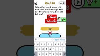 Brain Teaser | puzzle | level 100 | game | P se Parvin