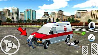 Roof Jumping Ambulance Simulator #2 Rescue Rooftop Stunts! Android gameplay