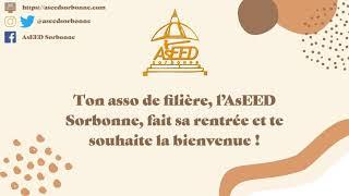 Présentation de l'AsEED Sorbonne - Association des Étudiants de l'École de Droit de la Sorbonne