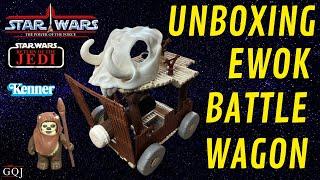 Kenner STAR WARS Power of the Force Ewok Battle Wagon Toy Unboxing!