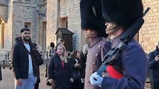 Tower of London Guards marching #toweroflondon