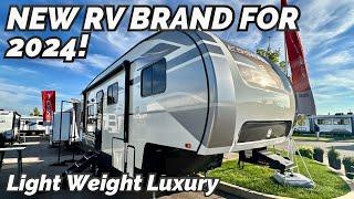 There's a new luxury light weight 5th wheel! 2024 Cruiser Essence E-25RK