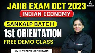 JAIIB Exam October 2023 | Indian Economy | JAIIB Sankalp Batch 1st Paid Free Demo Class