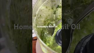 Basil Oil #recipe #homemade #homegrown #basiloil #easyrecipe #simplerecipe #food #foodfromscratch