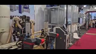 INDIA WOOD 2025 Exhibition 4 axis CNC LATHE WOOD MILLING Saw are showing