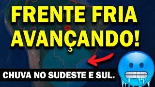 URGENTE! FRENTE FRIA AVANÇANDO! TEMPESTADE E CHUVA? PREVISÃO DE TEMPESTADES | PREVISÃO DE CHUVA?