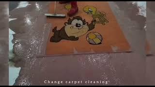 scrapping carpet cleaning competition #asmr #satisfying #fastforward