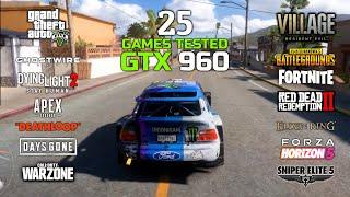 GTX 960 4GB In 2022 | 25 Games Tested | #gtx960