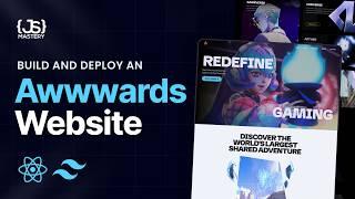 Build and Deploy an Awwwards Winning Website | React.js, Tailwind CSS, GSAP
