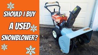 DON'T BUY A USED SNOWBLOWER BEFORE WATCHING THIS!