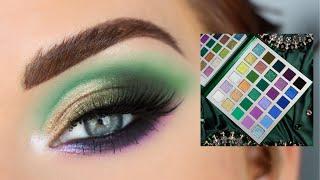 Mikayla x Glamlite Paht 2 Palette | Purple, Green & Gold Eyeshadow Tutorial