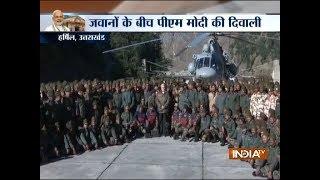 PM Modi celebrates Diwali with soldiers in Harshil near Indo-China border