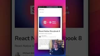 Storybook 8 для React Native