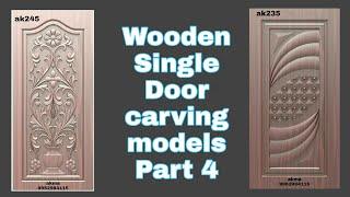 Wooden Single Door carving models Part 4|Modern front entrance main door designs.