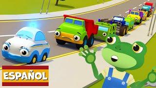 Había 10 en el camino | Garaje de Gecko | Carros para niños | Vídeos educativos