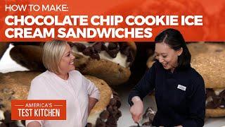 How to Make the Best Chocolate Chip Cookie Ice Cream Sandwiches