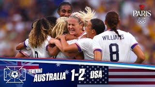 Highlights & Goles: Australia vs USA 1-2 | Juegos Olímpicos París 2024 | Telemundo Deportes