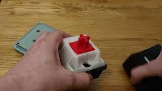 500% scale 3D printed mechanical keyboard switch