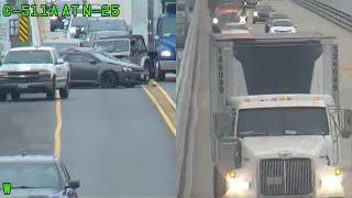 Maryland: Tractor Trailer Driver Clips & Wrecks Driver While Making Blind Lane Change & Leaves Scene