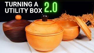 Turning a Utility Box 2.0 (Woodturning Project How-To)