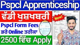 Pspcl Apprenticeship Requirment Fees Online Sumit 2025 | Pspcl Apprenticeship Requirment Apply 2600