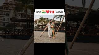 India ️ Canada couple #indiacanada #canada #canadalife #canadian