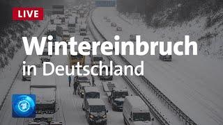 Wintereinbruch in Deutschland - Verkehrschaos, Bahnprobleme und keine Entwarnung