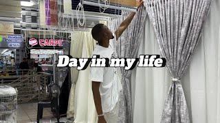 Day in my life | Workout | Curtain Shopping | Appliance Shopping |