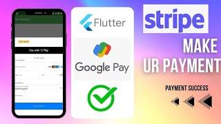 Introducing the Flutter Stripe Gpay | G-Pay How to add a card and make a purchase | amplifyabhi