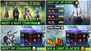 Omg ! Glacier Event  A10 Royal Pass Big Changes | BGMI Next X Suit Leaks | BGMI Next UC UP Event