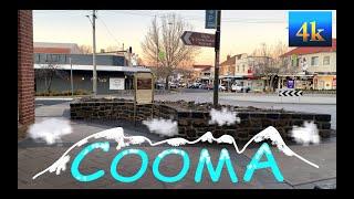 Cooma NSW Australia Walking Tour - Cooma Town Evening Walk - 4K