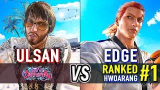 T8  ULSAN (Shaheen/Dragunov) vs EDGE (#1 Ranked Hwoarang)  Tekken 8 High Level Gameplay